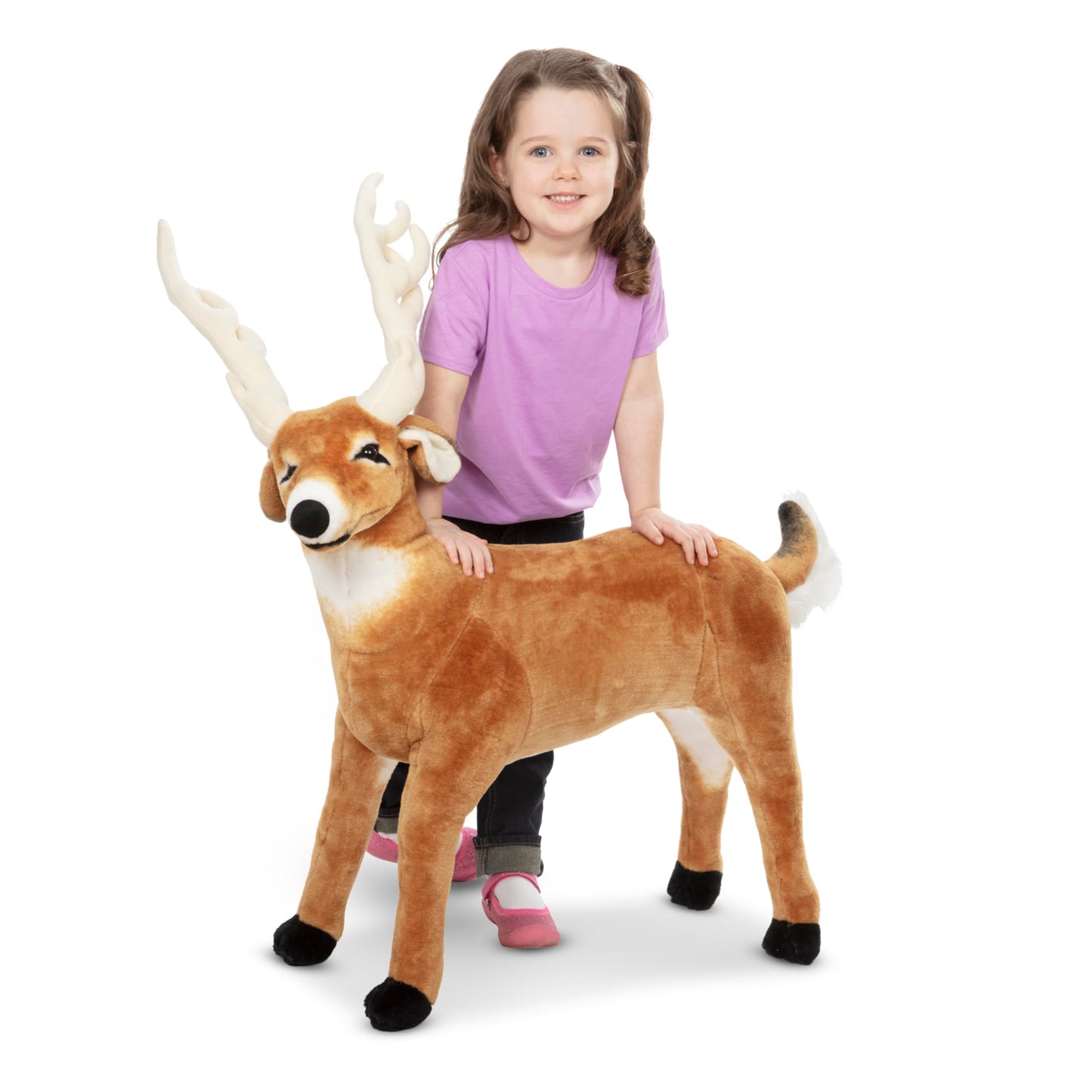 Melissa and Doug Giant Deer - Lifelike Stuffed Animal (Over 3 feet Long)
