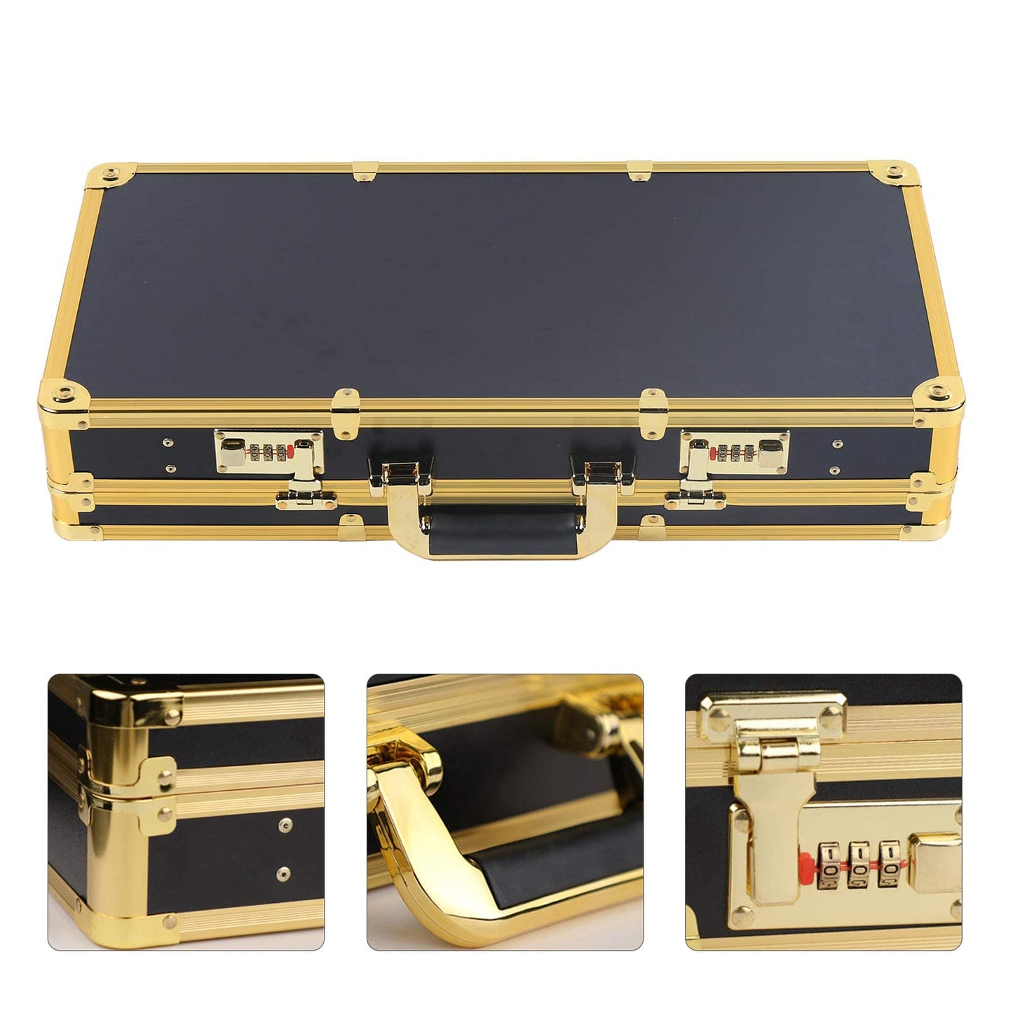DNYSYSJ Barber Carrying Case Barber Case, Stylist Tool Box Professional Salon Hair Cutting Grooming Kit Storage Organizer for Clippers, Scissors, Barber Supplies (A)