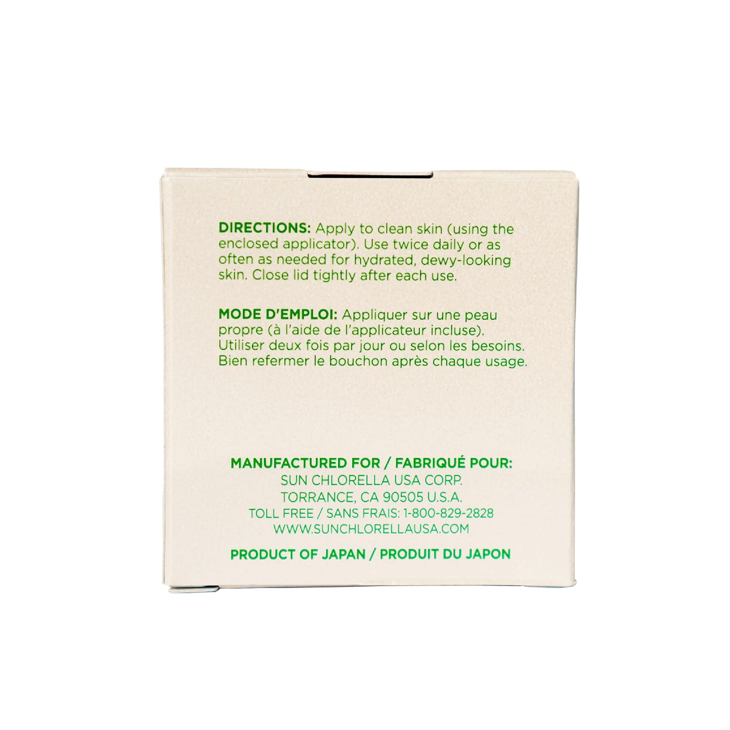 Sun Chlorella Cream Face Moisturizer Deep Hydration Boost, Natural Skin Care Helps Restore Balance & Reduce Appearance of Fine Lines & Wrinkles - Vibrant, Glowing Radiance - Paraben Free - 1.58oz