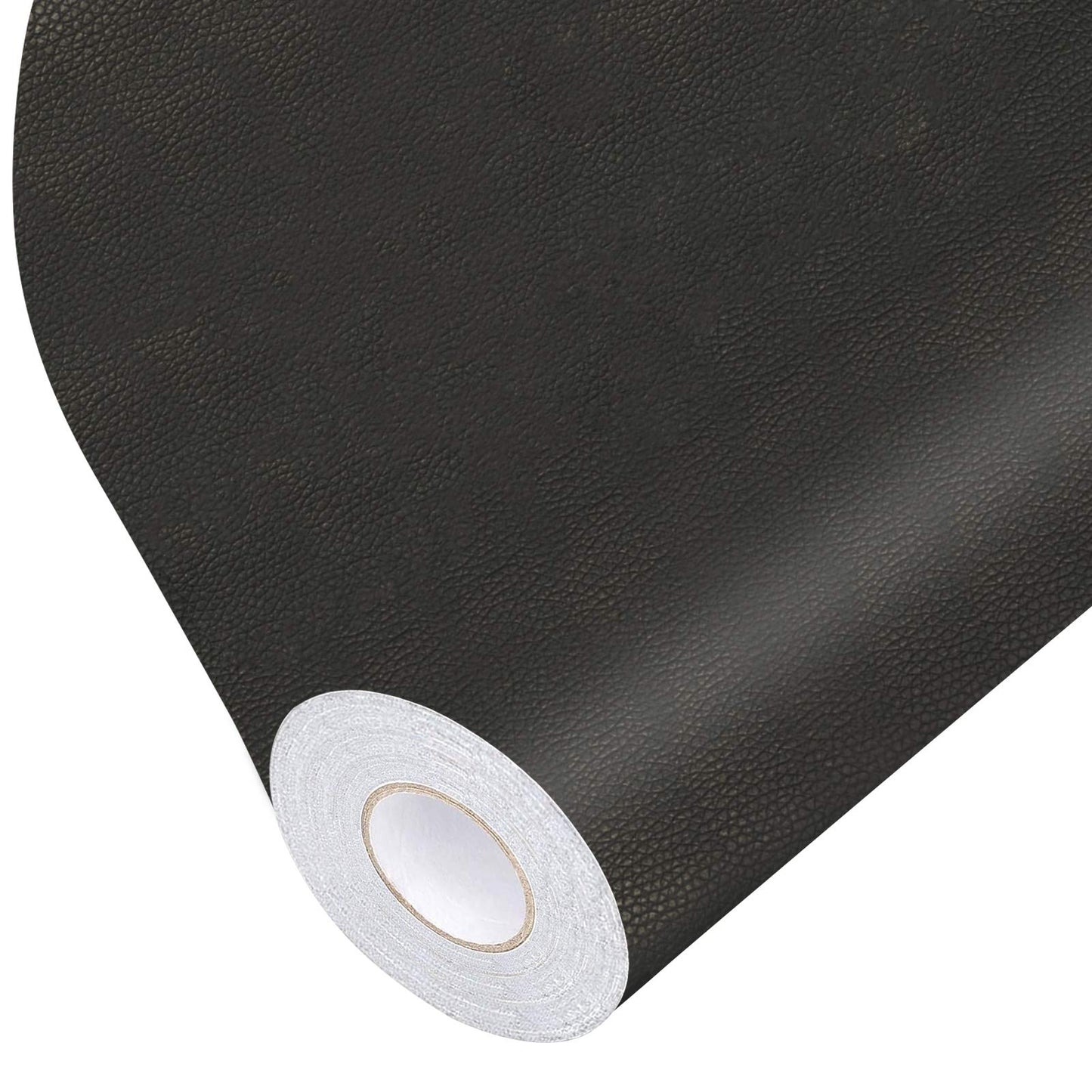 BSZHTECH Leather Repair Tape Self-Adhesive Leather Repair Patch for Couch Furniture Sofas Car Seats Advanced PU Vinyl Leather Repair Kit (Black, 17X157 inch)