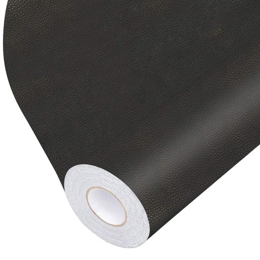 BSZHTECH Leather Repair Tape Self-Adhesive Leather Repair Patch for Couch Furniture Sofas Car Seats Advanced PU Vinyl Leather Repair Kit (Black, 17X157 inch)