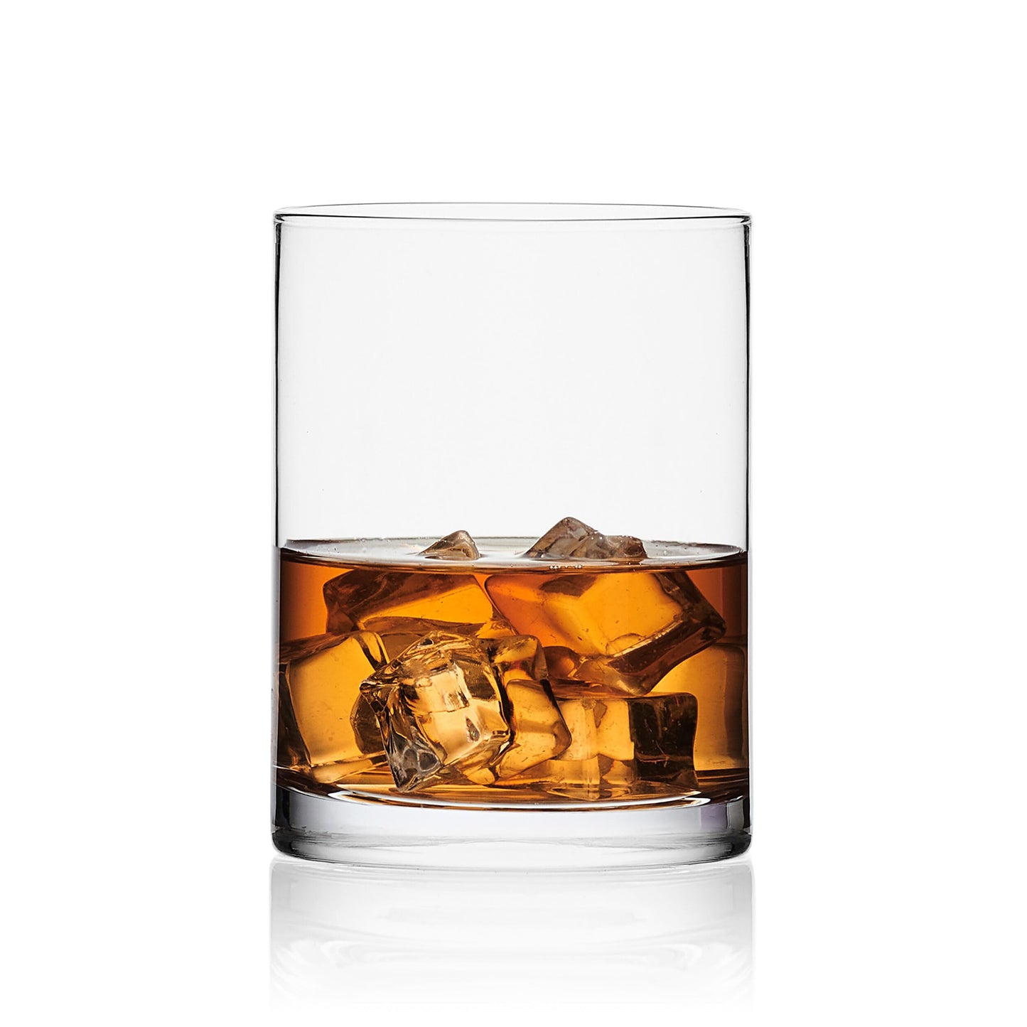 Mikasa Lana Whiskey Rocks Double Old Fashion Glasses, Set of 4, 17 Ounce, Clear