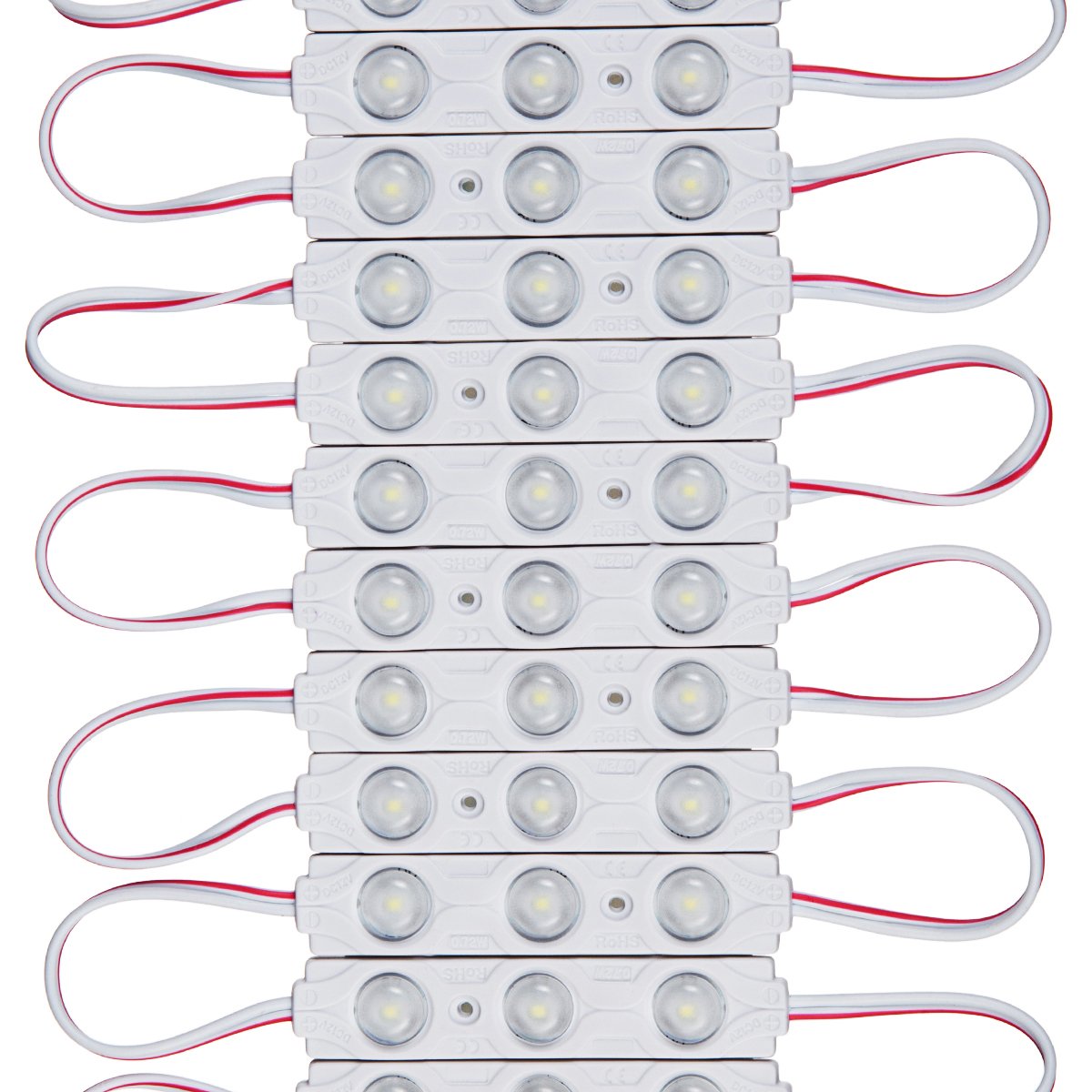 Q QINGCHEN 4000K LED Module DC12V 0.72W for Lightbox Letter Advertising Signs with Tape Adhesive Backside (200pcs Pack)