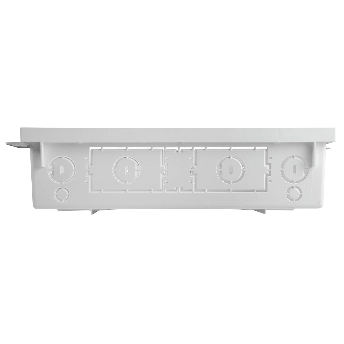 Legrand - OnQ 20 Inch Media Enclosure, Wifi Electrical Box, Cable Management Box for Distribution of Networking Service, Recessed Media Box Lets Signal Through, White, ENP2050-NA