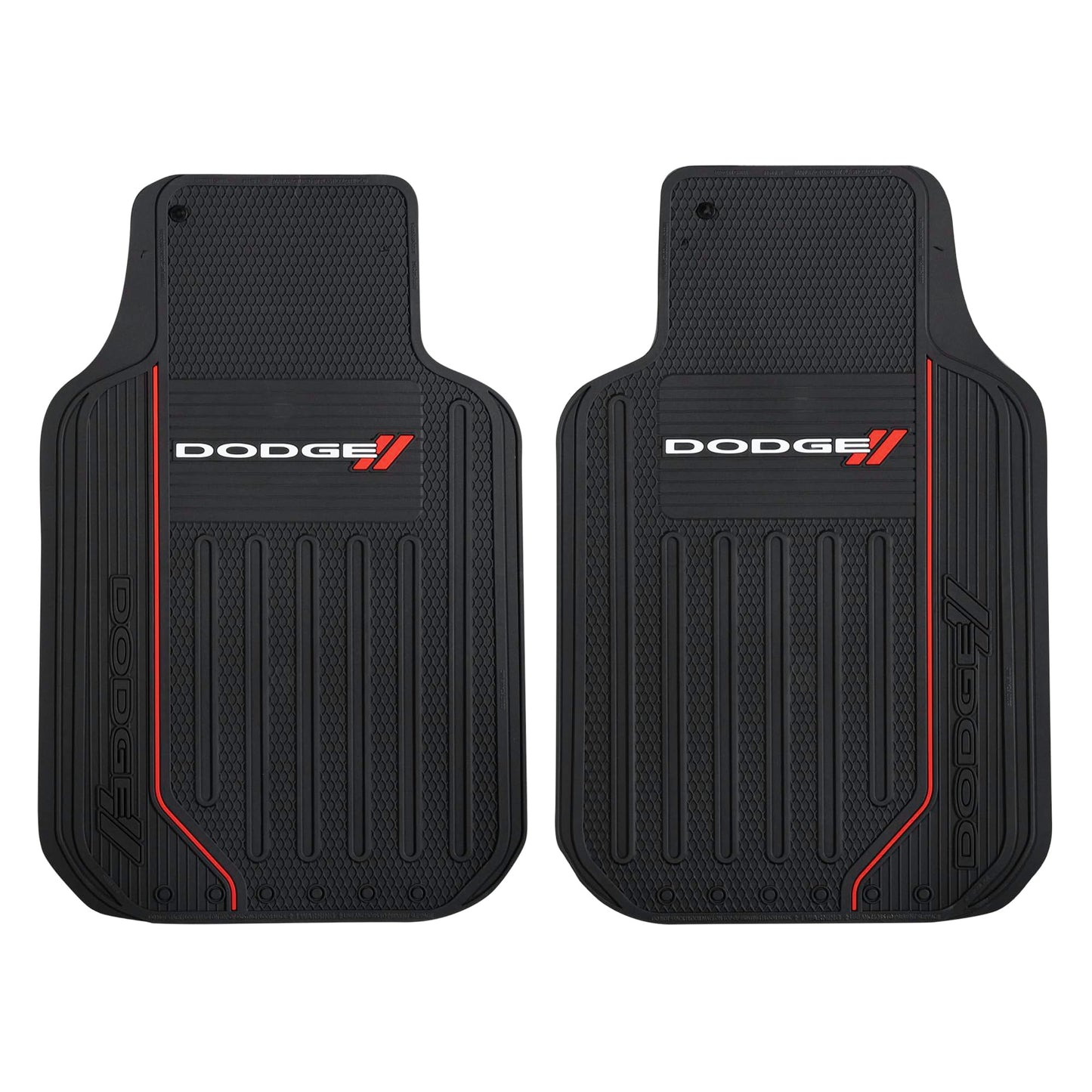 Plasticolor Elite 'Dodge' Automotive Floor Mat Set, (001468R01), Black