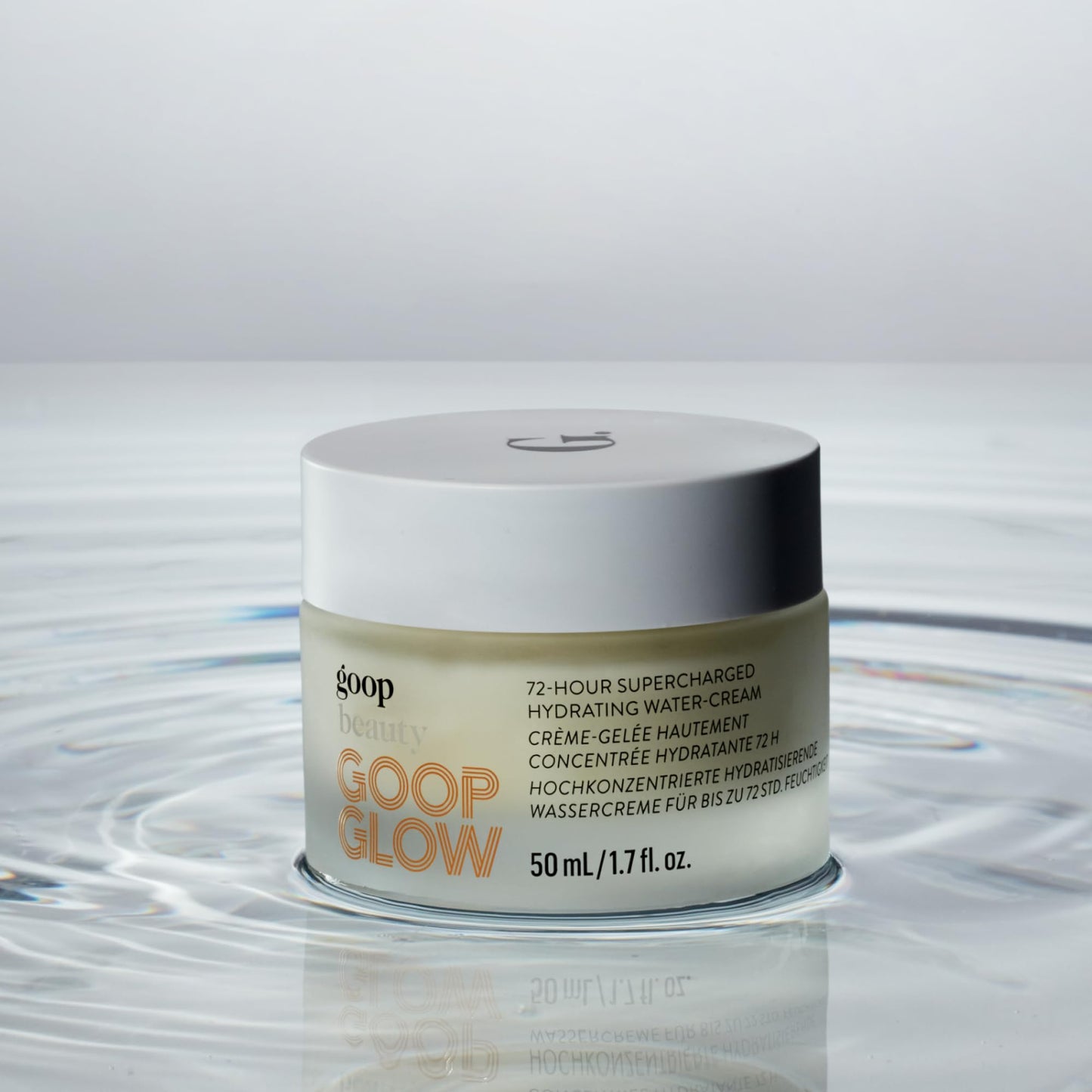 goop Beauty 72-Hour Hydrating Water Cream | Matte Moisturizer for All Skin Types | Niacinamide & Fermented Astragalus Root | Hydrating Face Lotion to Plump, Firm & Reduce the Look of Pores | 1.7 fl oz
