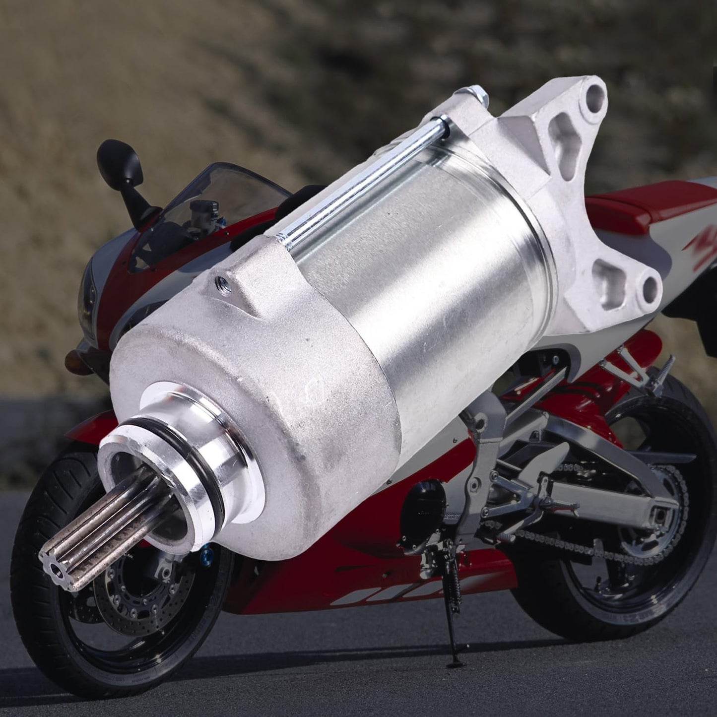 KARSEE Starter Motor 5JJ-81890-00 Compatible with Yamaha YZF-R1 YZF R1 2000-2003 5PW81890-00 & 5PW-81890-01