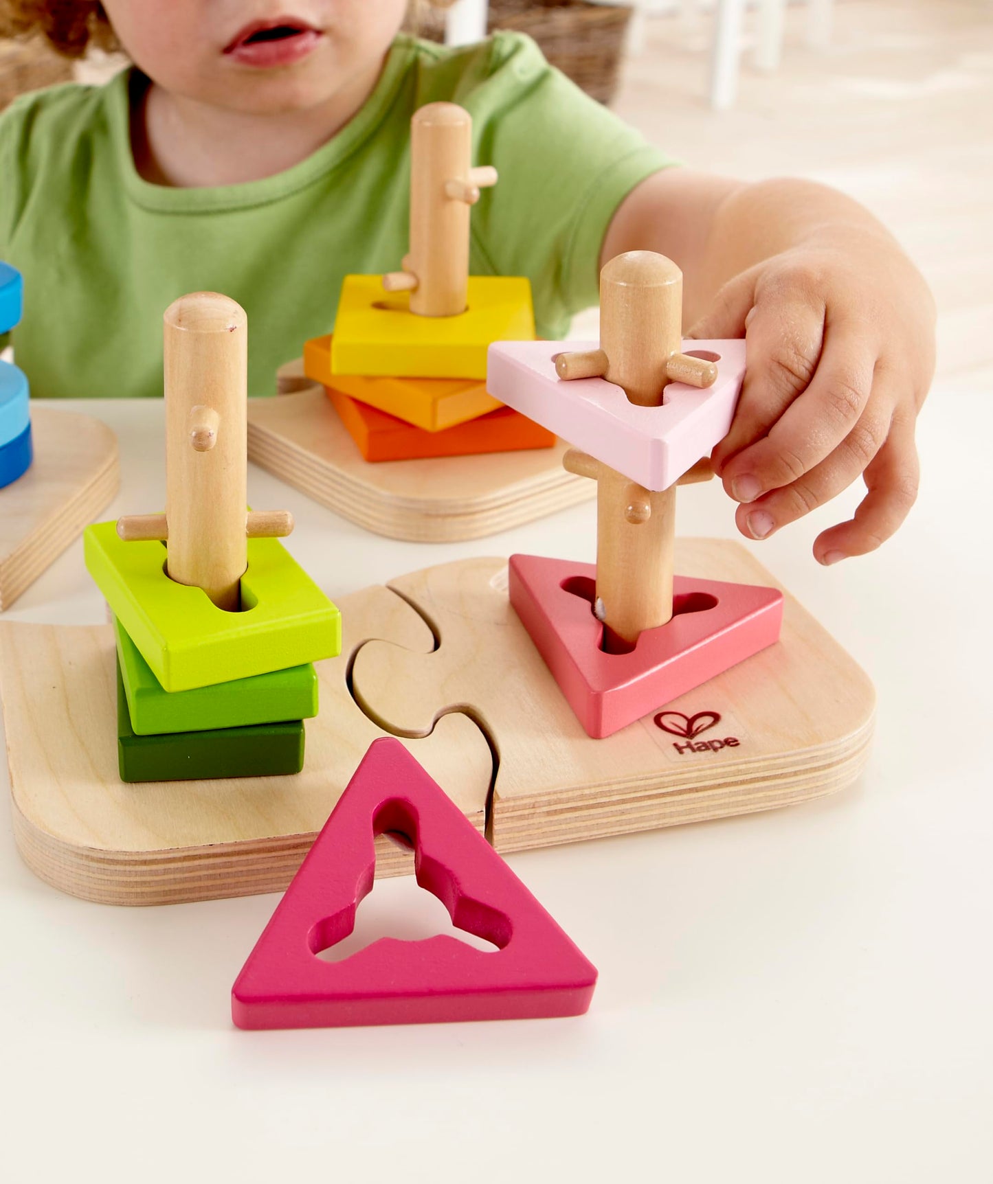 Hape Creative Toddler Wooden Peg Puzzle