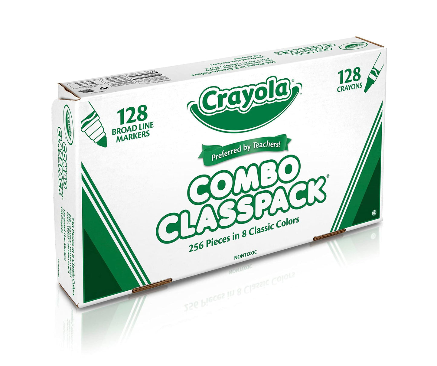Crayola Crayons and Washable Markers Classpack (256ct), Bulk Back to School Supplies for Teachers, Essential Teacher Classroom Must Haves