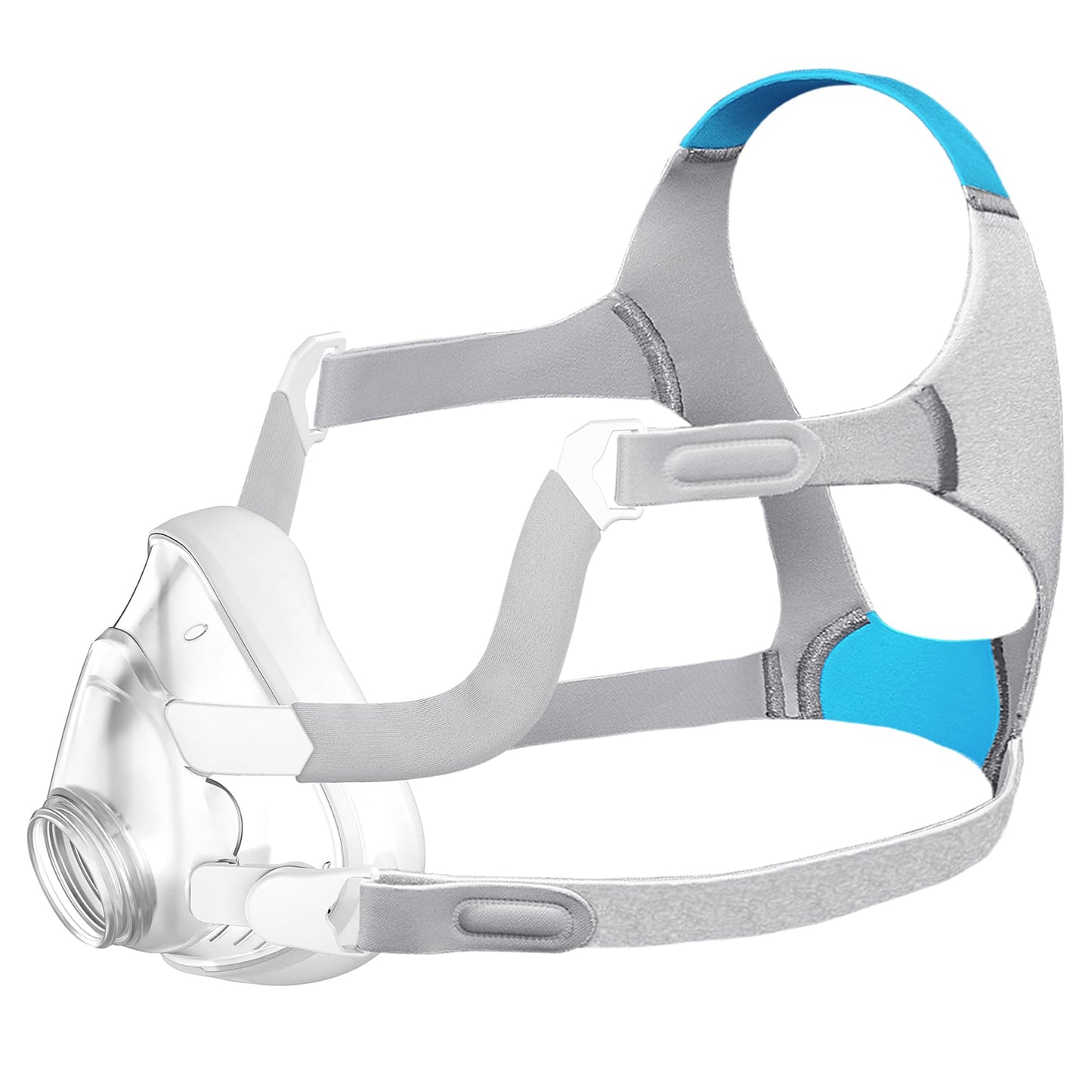 Improved Replacement Cushion Set (M) for Airfit F20 with Headgear & Frame, Comfortable Fit & Reliable Seal (No Elbow), ItAll Supplies Accessories for CPAP Users (Medium Mask)