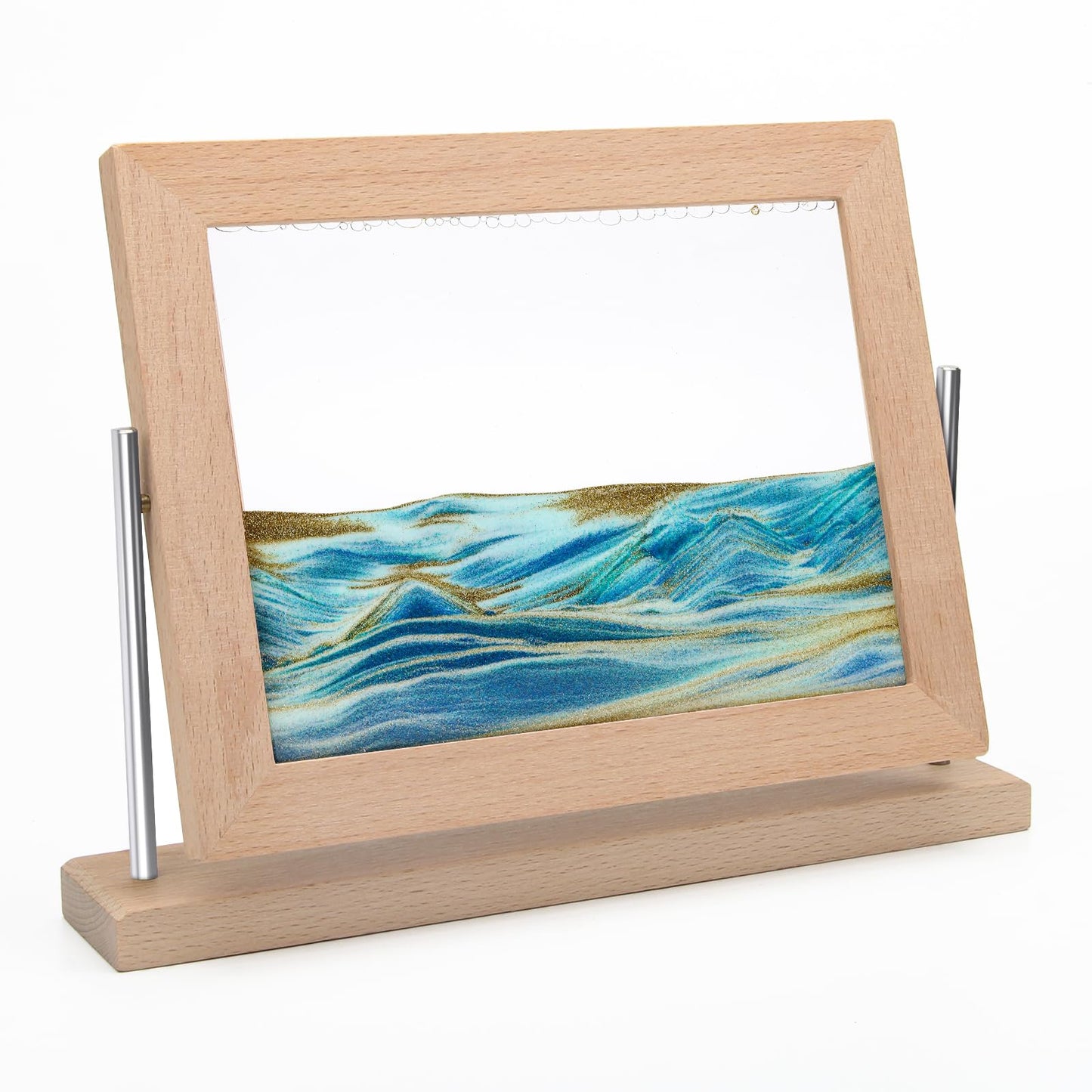 Coitak Moving Sand Art Picture, Dynamic Sand Picture, Desktop Moving Sand Art for Home Decor and Office