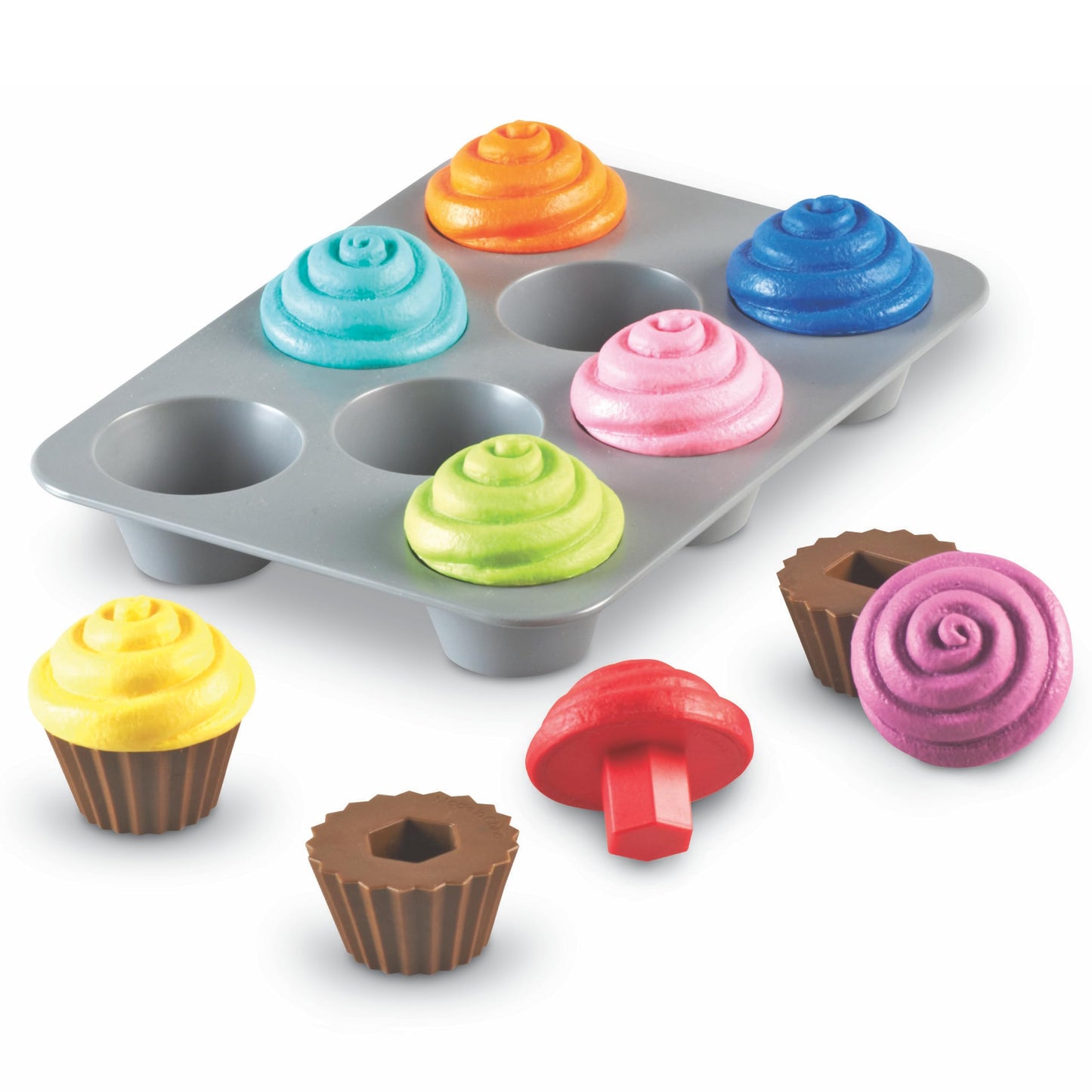 Learning Resources Smart Snacks Shape Sorting Cupcakes Toy Food