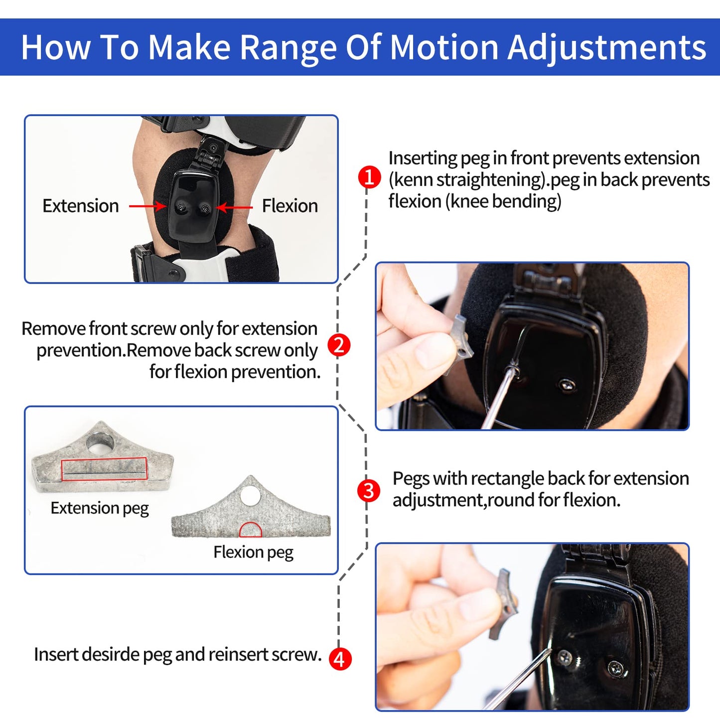 Mathgetin OA Unloader Knee Brace, OA Knee Brace Medial Unloader Knee Support for Osteoarthritis, Arthritis Pain, Avascular Necrosis, Bone on Bone Knee Joint Pain and Degeneration