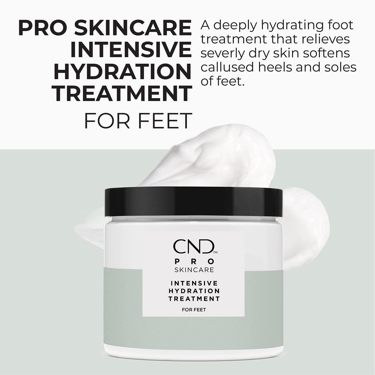 CND Pro Skincare Intensive Hydration Treatment for Feet, Relieves Severely Dry Skin on Soles and Heels, 15 Fl Oz