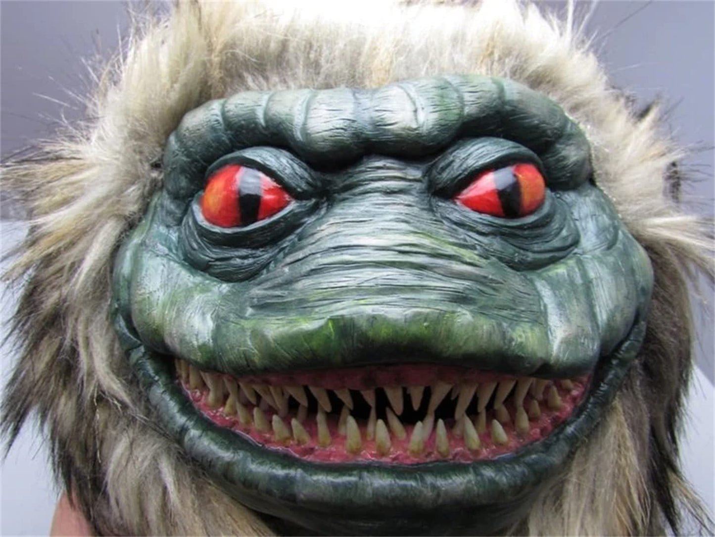 SANYISAN Critters Prop Doll, Space Crite Plush Doll from Movie Critters Collection, Creepy Doll Fugglers Funny Ugly Monsters Gifts for Children (A- Green), 25cm