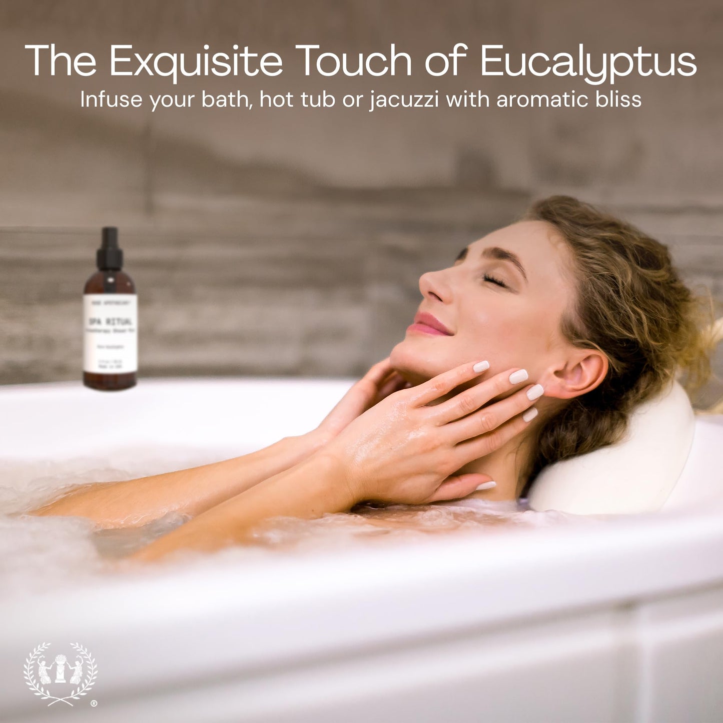 Muse Apothecary Spa Ritual Shower Mist Pure Eucalyptus Oil - Eucalyptus Spray for Shower, Bath & Linen - Spa & Shower Spray Aromatherapy - Eucalyptus Essential Oil Spray 8oz