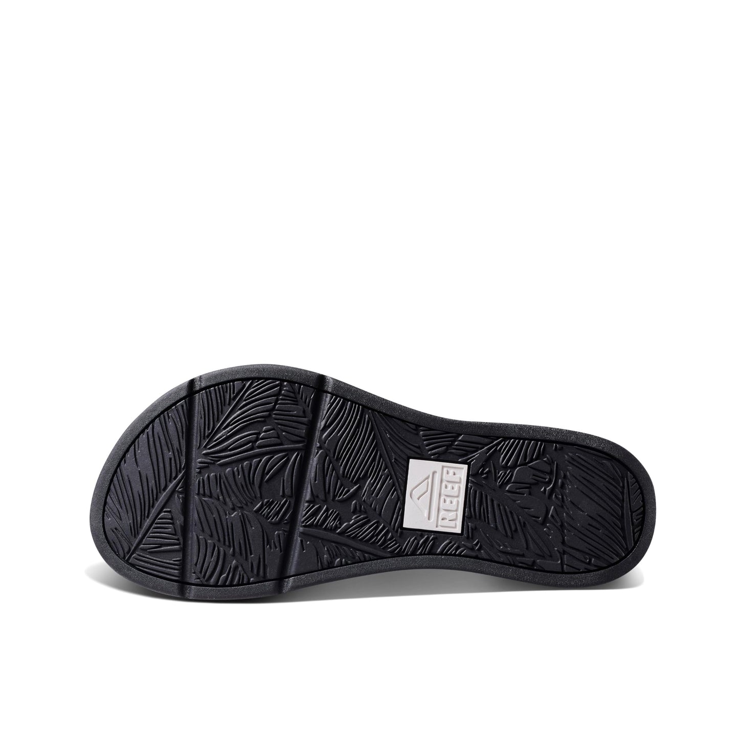 REEF Santa Ana Womens Sandal Black-White 9