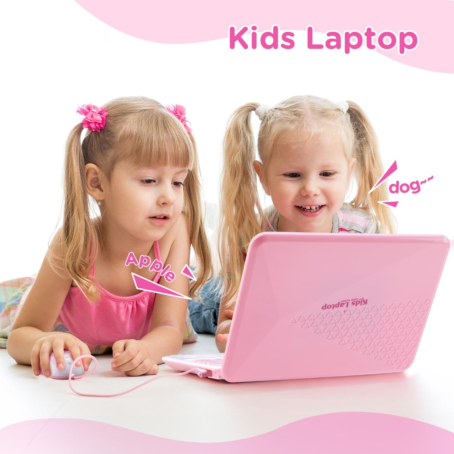 Kids Laptop, Educational Color Screen Laptop with 48 Learning Modes, Laptop for Kids Ages 5+