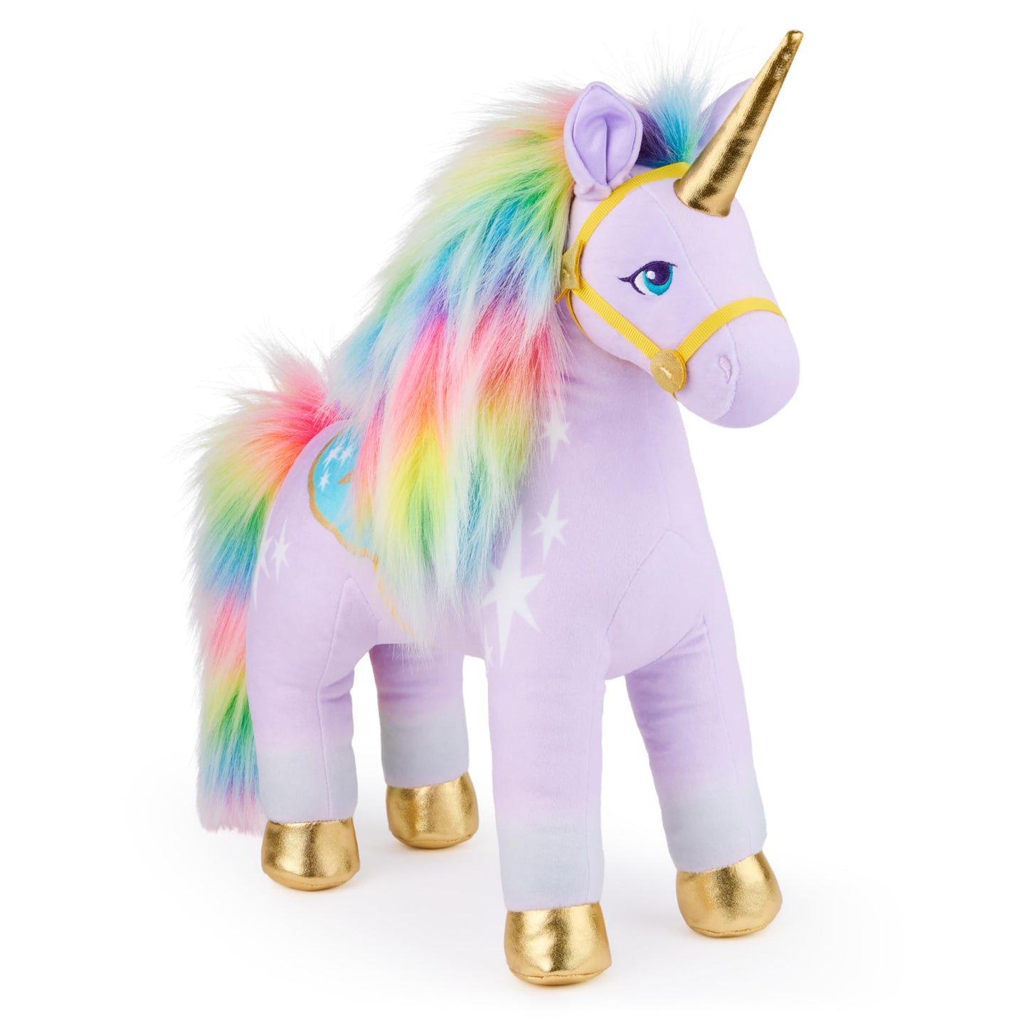 Unicorn Academy Official Wildstar Plush Toy, Unicorn Stuffed Animal, Unicorn Toys for Girls Ages 1 & Up, Purple, 15”