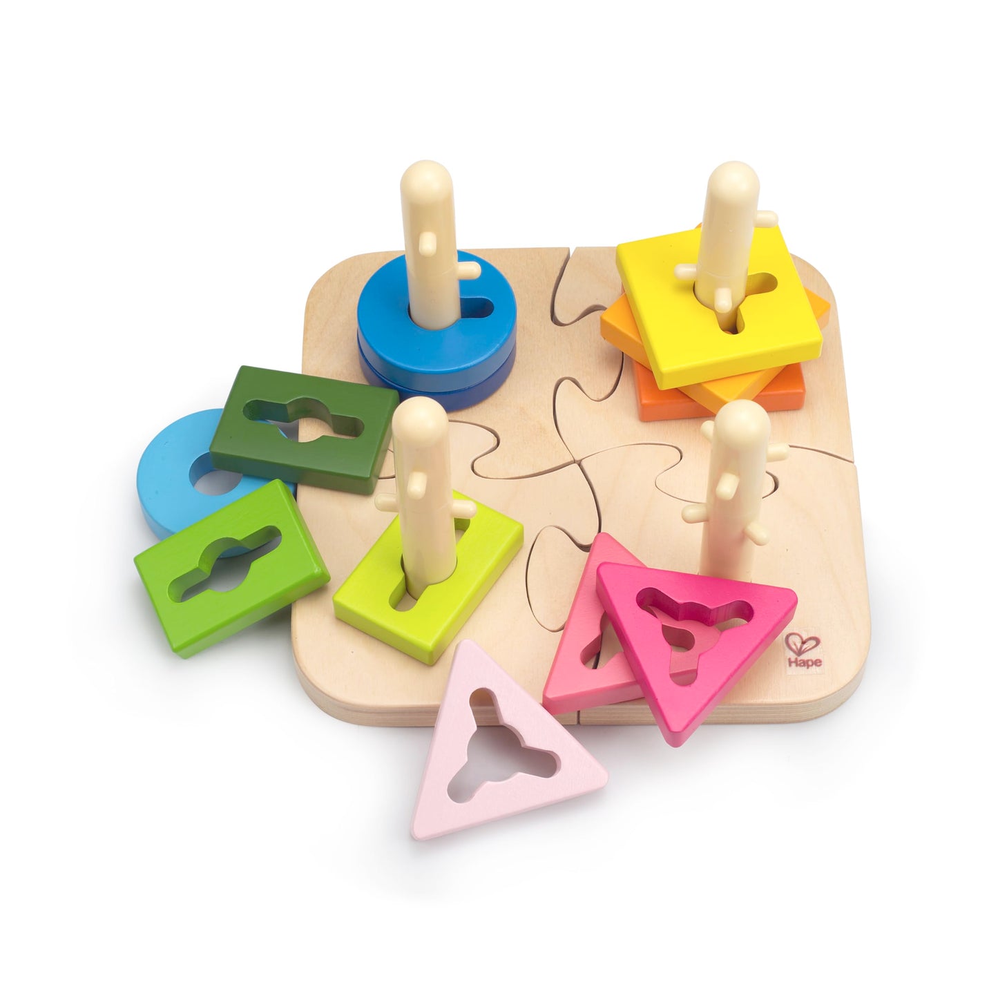Hape Creative Toddler Wooden Peg Puzzle