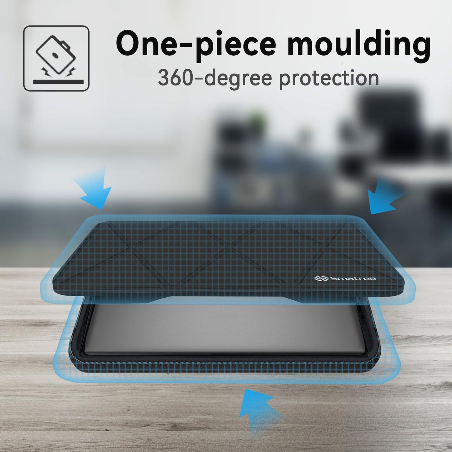 Smatree Hard EVA Protective Sleeve Case Compatible for 16 inch ASUS Vivobook Pro 16X (N7601), for 16 inch ASUS Vivobook S 16 FLIP OLED, for 16 inch ASUS Vivobook Pro 16X/16(K6602) Laptop Bag (X8283)