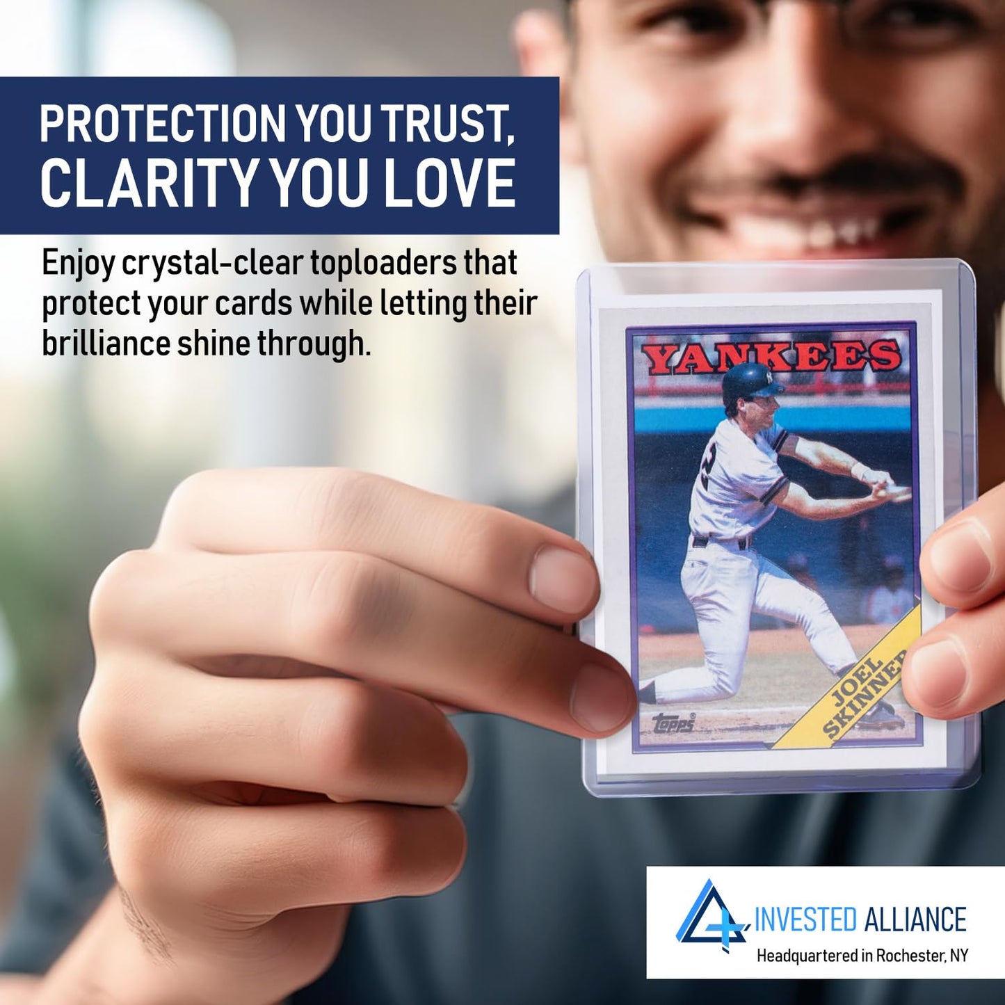 Premium Seamless 20PT - 360PT Top Loaders for Cards | Top Loader Card Holder, Baseball Card Sleeves Hard Plastic, Hard Trading Cards Sleeves, TCG Sports Sleeve Hards, Toploader Clear Plastic Holder.