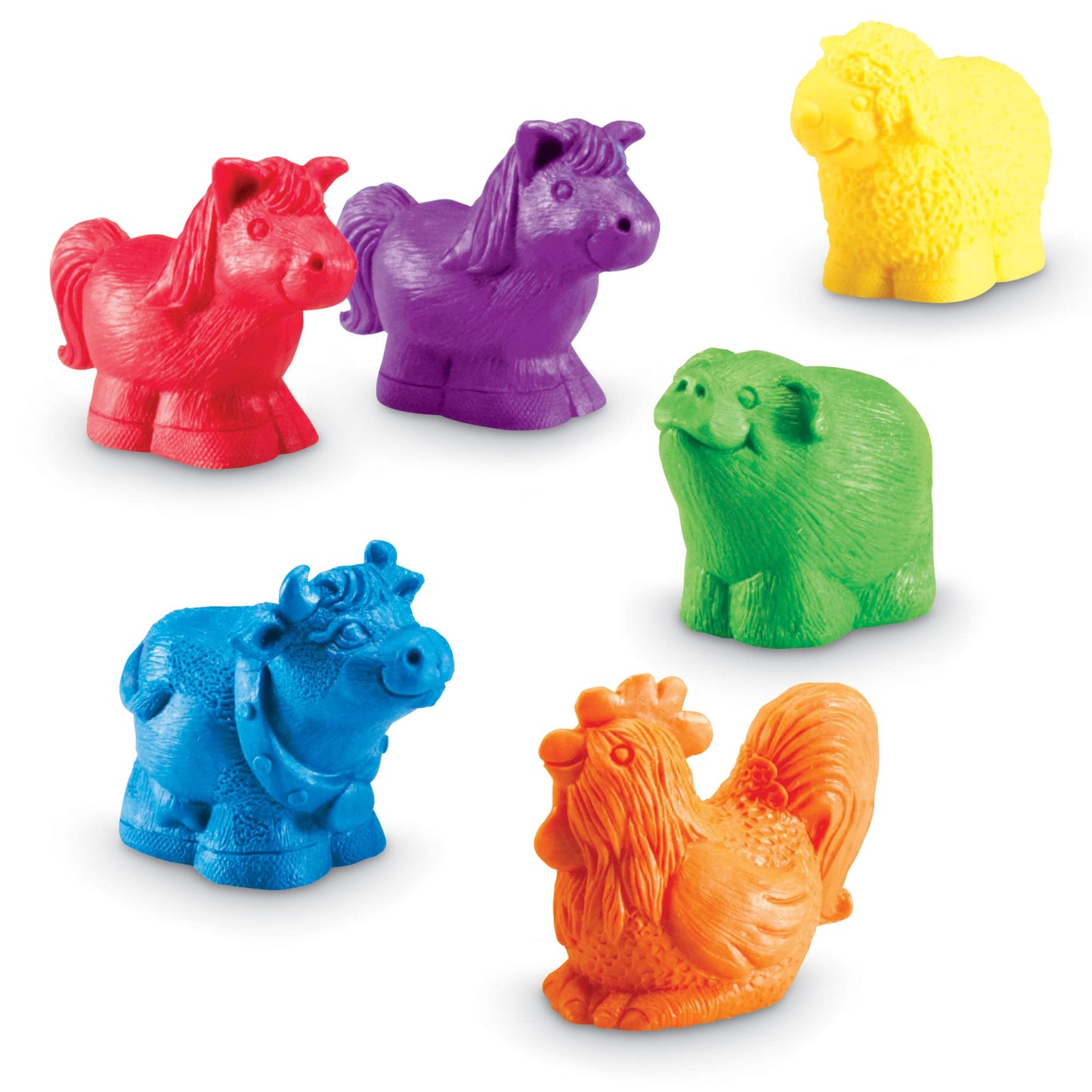 Learning Resources LER7408 Jumbo Farm Counters, Educational Counting and Sorting Toy, Set of 30