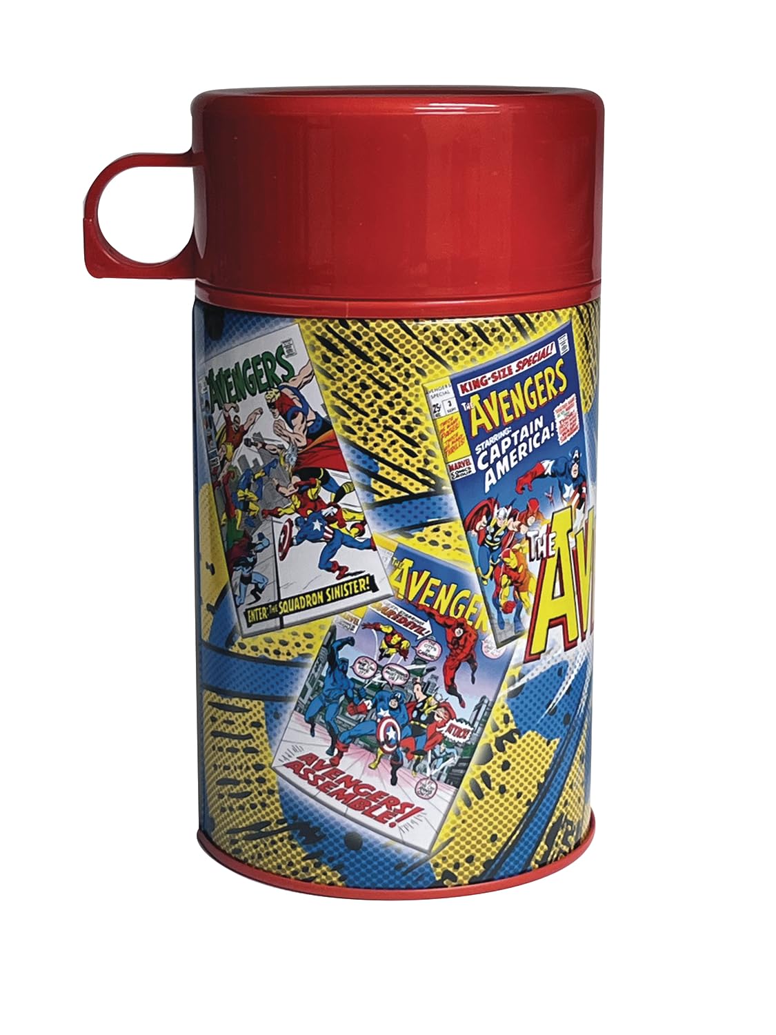 Avengers Assemble Tin Titans Previews Exclusive Lunch Box with Beverage Container