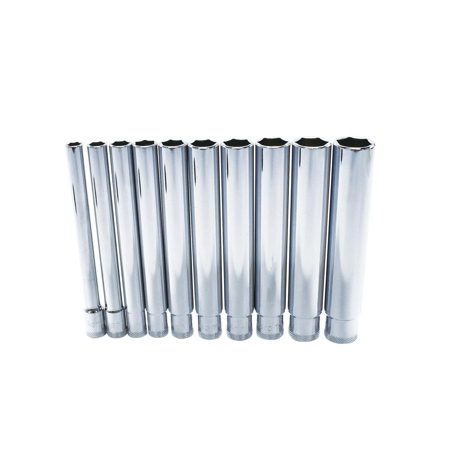 Astro Tools 4111 10PC 1/4" Drive Extra Deep Metric Socket Set 6-15mm