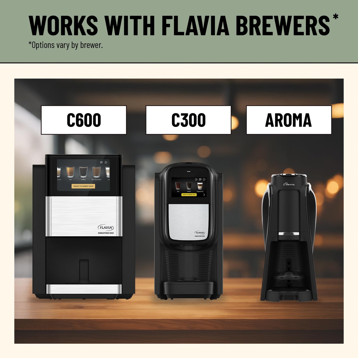 Flavia Alterra French Roast Coffee Freshpacks works only with Flavia Brewers, Dark Roast (Case of 100)