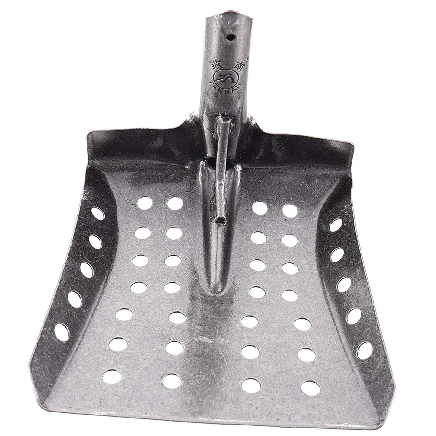 Garden Shovel Leak Hole Shovel Mud Sifting Shovel Sewer Sifting Shovel Garden Shovel Silver Metal Iron Square Sieve Shovel Square Sifting Shovel Metal Sifting Shovel Tool