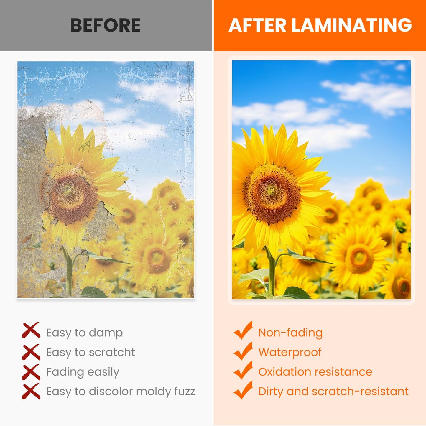 CAREGY Thermal Laminating Pouches,660 Pack Laminating Sheets, 3 Mil, 9 x 11.5 Inches Lamination Sheet Paper for Laminator, Round Corner Letter Size, Office and School Supplies