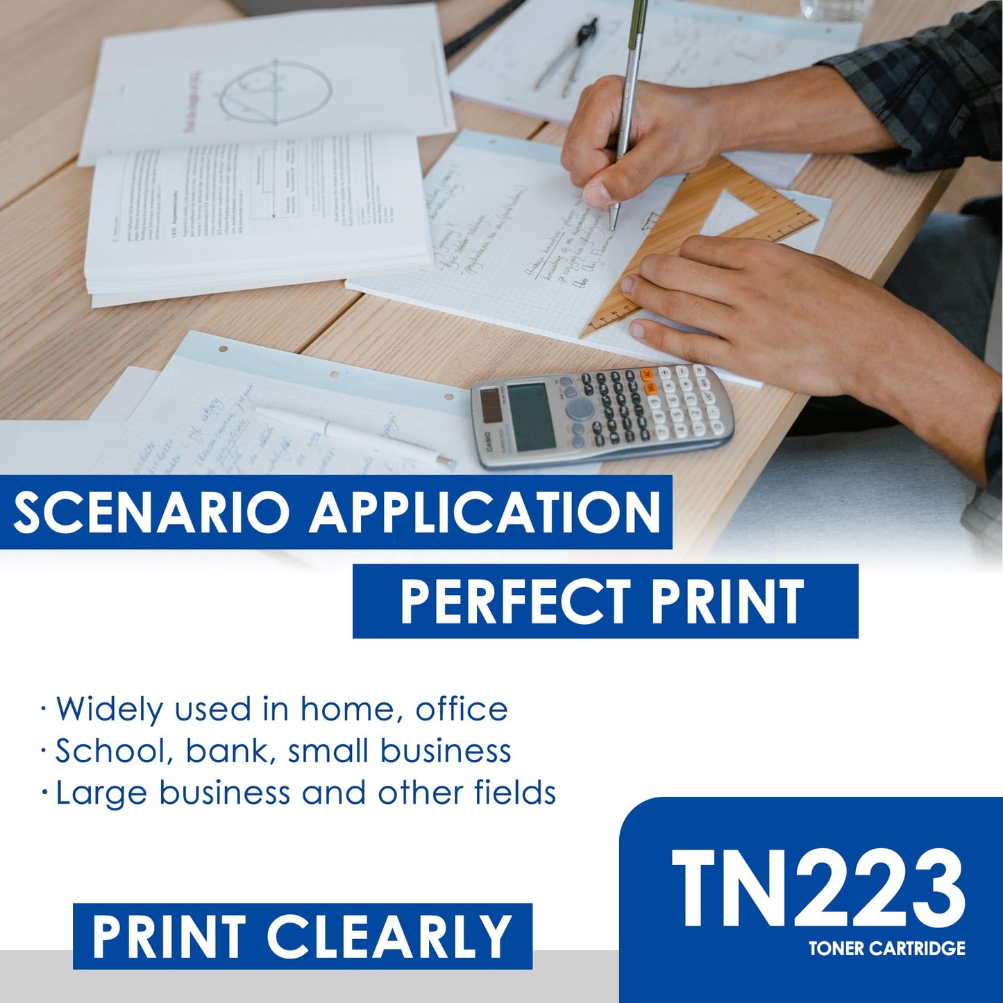 4 Pack TN-223 TN223 TN227 TN-227BK/C/M/Y Toner Replacement for Brother TN-223BK/C/M/Y Toner Cartridge for TN223BK, TN223C, TN223M, TN223Y Toner Cartridge Set, TN2234PK