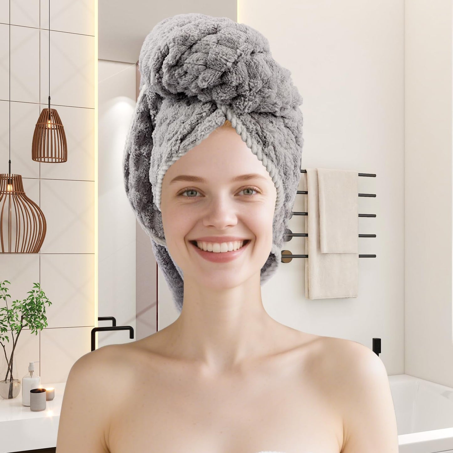 meishiqi Luxury Microfiber Bath Towels 4-Pack | 8X Absorbent Quick-Dry 27.5x55in (70x140cm) | Ultra Lightweight & Hypoallergenic for Spa, Gym, Travel | Super Soft Bath Sheets Set, 4 Colors