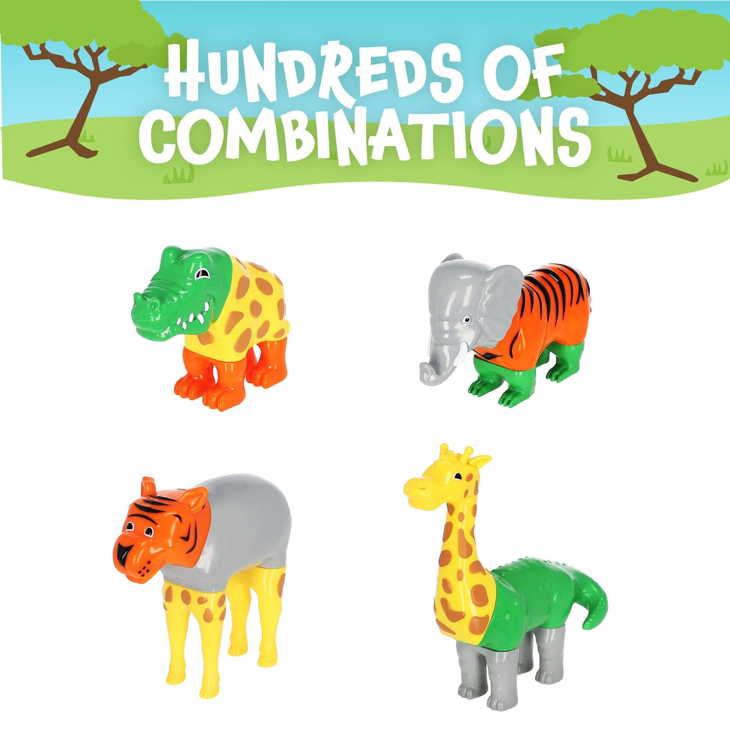 Popular Playthings Magnetic Mix or Match Animals