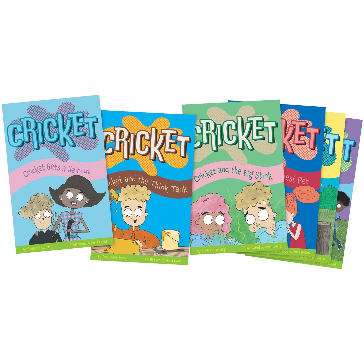 Junior Learning Cricket the Kid Decodable Chapter Books, Boxed Set, 6 Decodable Chapter Books, Grades 2-4, Science of Reading Program