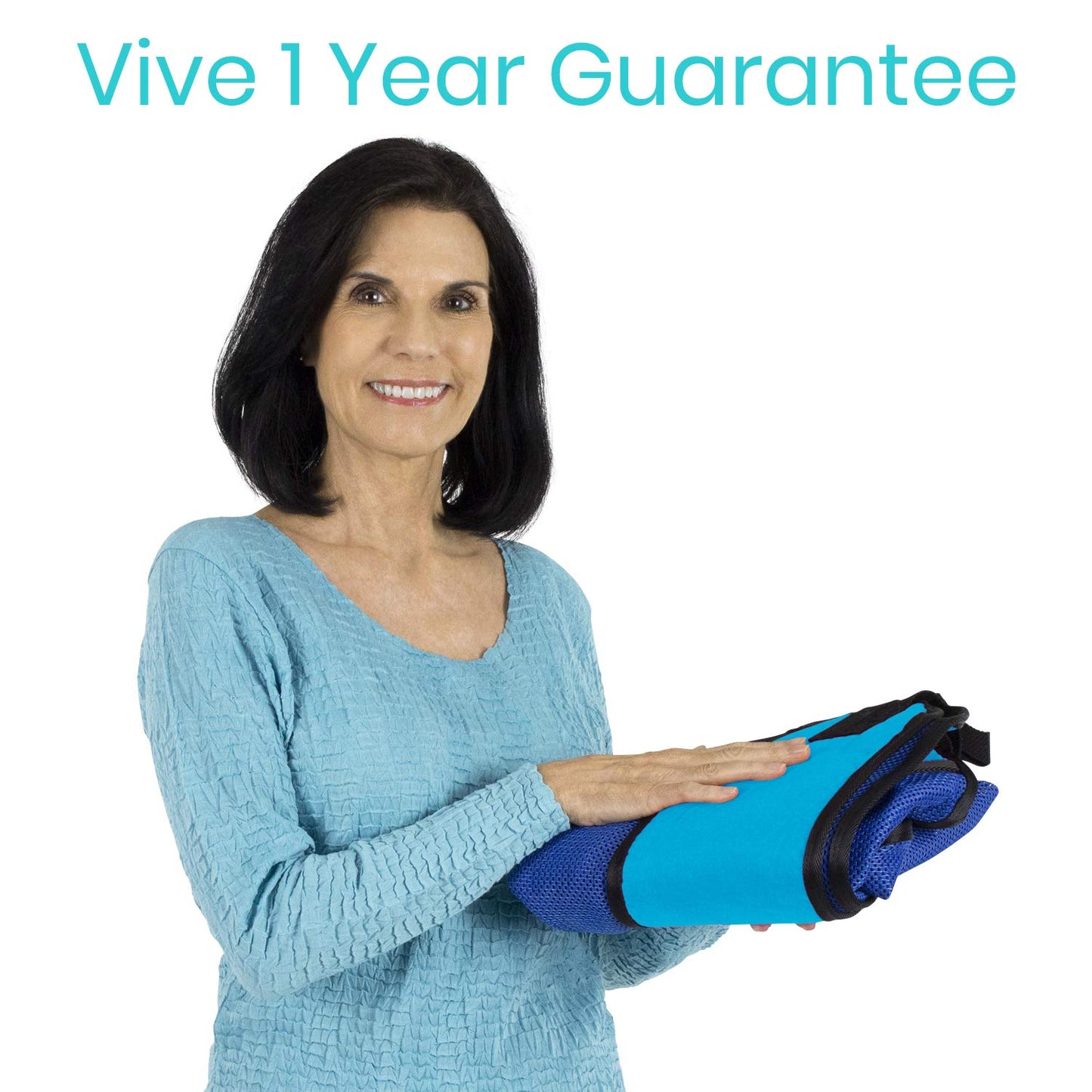Vive Patient Lift Sling - Full Body Mesh Sling for Showering & Home Use - Transfer Sling for Elderly & Disabled - Patient Transfer Blanket & Lift Pad Assist Device for Bed Positioning & Lifting