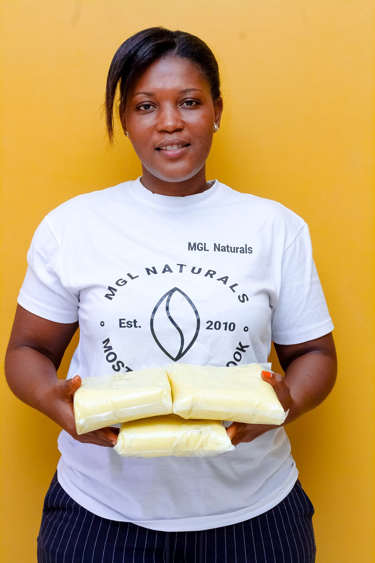 MGL Naturals Raw African Shea Butter Ivory 5 lb bulk, 100% Pure, Raw and Unrefined. Nourish and moisturize. Use alone or DIY recipes. From Ghana, Africa. (5 lb)