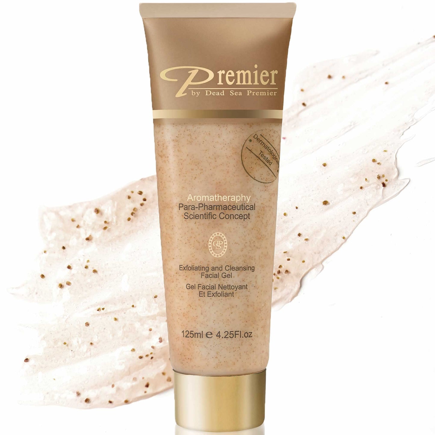 Premier Dead Sea exfoliating face scrub & face wash Classic Para-Pharmaceutical Micro Grains face scrub face cleanser witch hazel jojoba oil skin care non-drying Aromatherapy Scientific Concept 4.25Fl