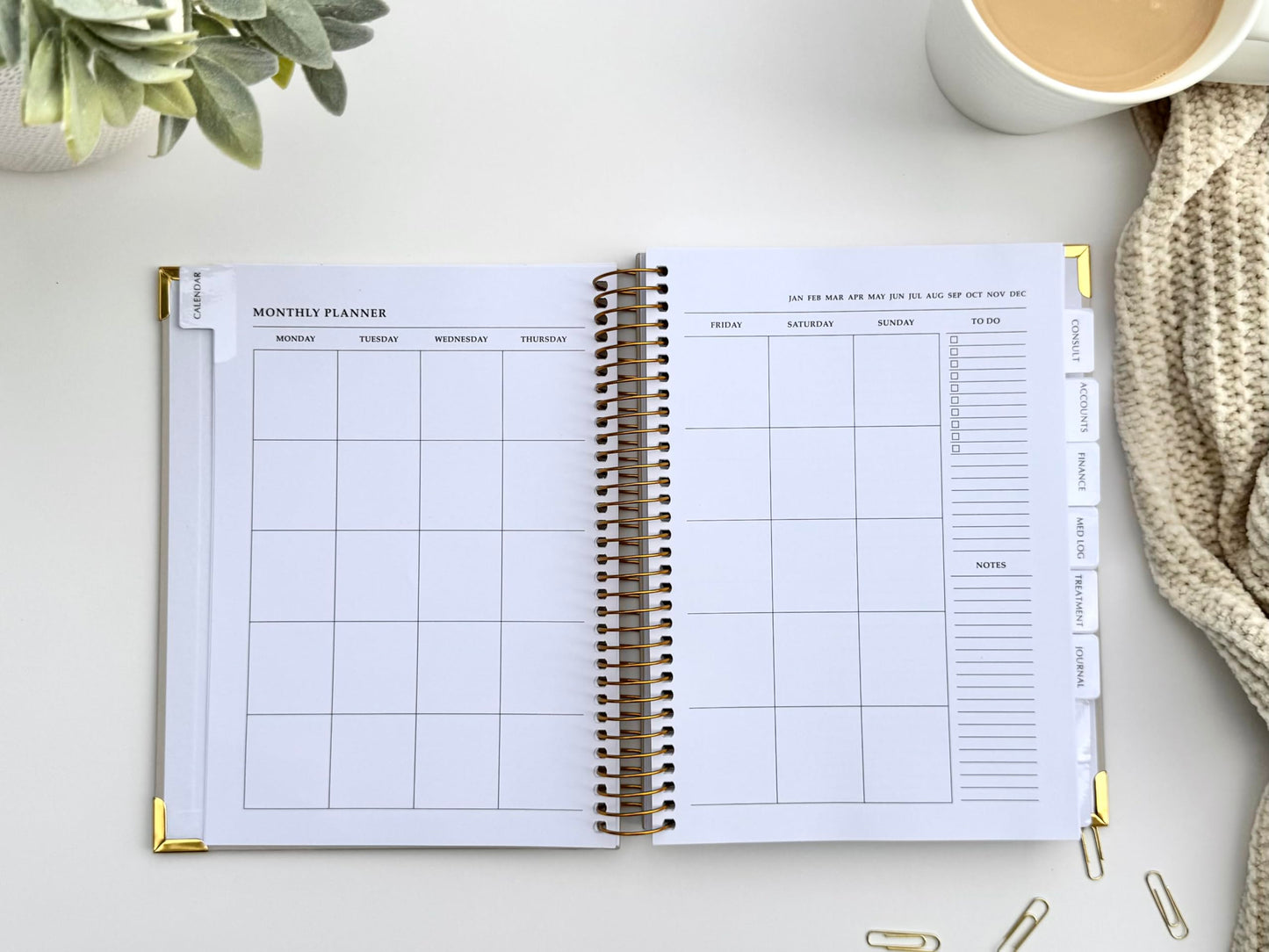 IVF Journey Planner | Fertility & IVF Journey Organizer for Women | Infertility Support & Treatment Tracker | Minimalist Design | By Psalm & Baby Dust