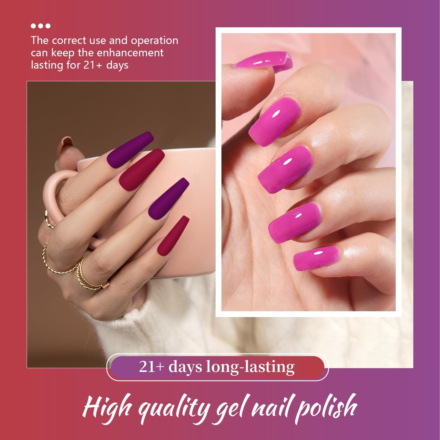 JODSONE Gel Nail Polish Kit with U V Light 32 Colors Gel Polish Set Soak Off Gel Nail Kit Nail Art Salon or Home DIY Manicure Tools Gifts for Women