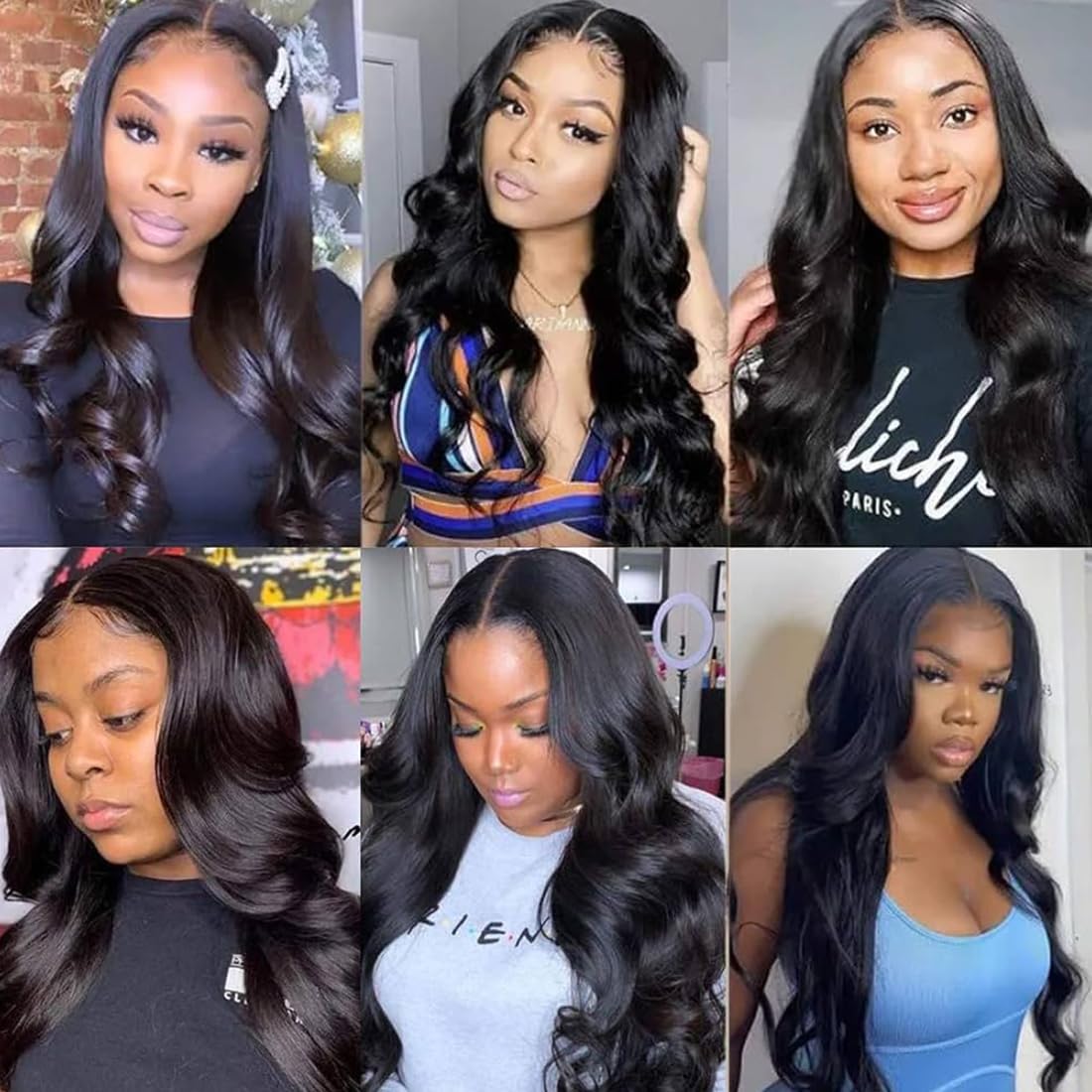 2x6 Human Hair HD Transparent Lace Closure Body Wave Skinlike 20inch 100% Virgin 2x6 Human Hair Middle Part Kim K Closure Brazilian 2x6 Body Wave HD Closure Natural Black glueless pre plucked bleached