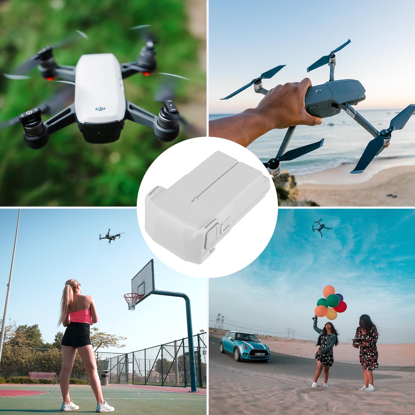 JHTC Intelligent Flight Mini 3 Battery Plus 2-Pack 3850mAh Replace for Mini 3/Mini 3 Pro Battery Compatible with Mini 3 / Mini 3 Pro Drone