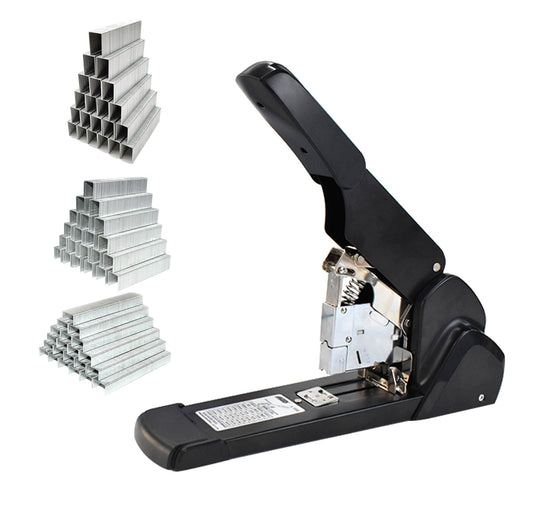 ZFYOUNG Labor-Saving Heavy Duty Stapler,240 Sheets High Capacity, Large Office Stapler,Large Industrial Stapler,3000 Staples Included,Easy to Bind.