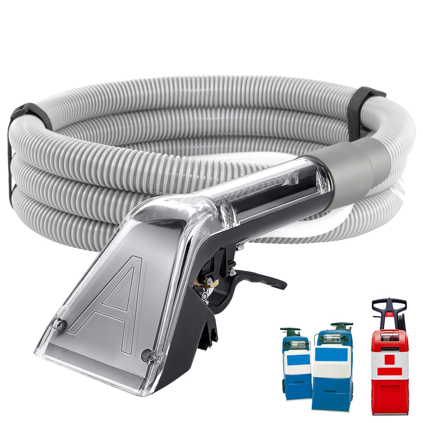 Upholstery Attachment Compatible with Rug Doctor Mighty Pro,X3,Wide Track Carpet Cleaner,Upgrade Metal Trigger,12ft Hose,Clean Carpet,Stair, Mattresse,Remove Dirt and Odor,2-Year Warranty