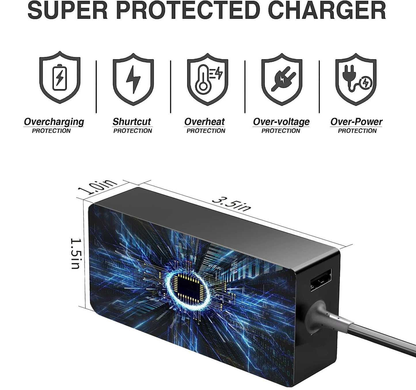 100W USB C Laptop Car Charger for Dell Latitude/Dell XPS, Lenovo Thinkpad/Yoga/IdeaPad, MacBook Pro/Air, HP Spectre/Elitebook, LG Gram, Samsung Acer Asus Chromebook Charger