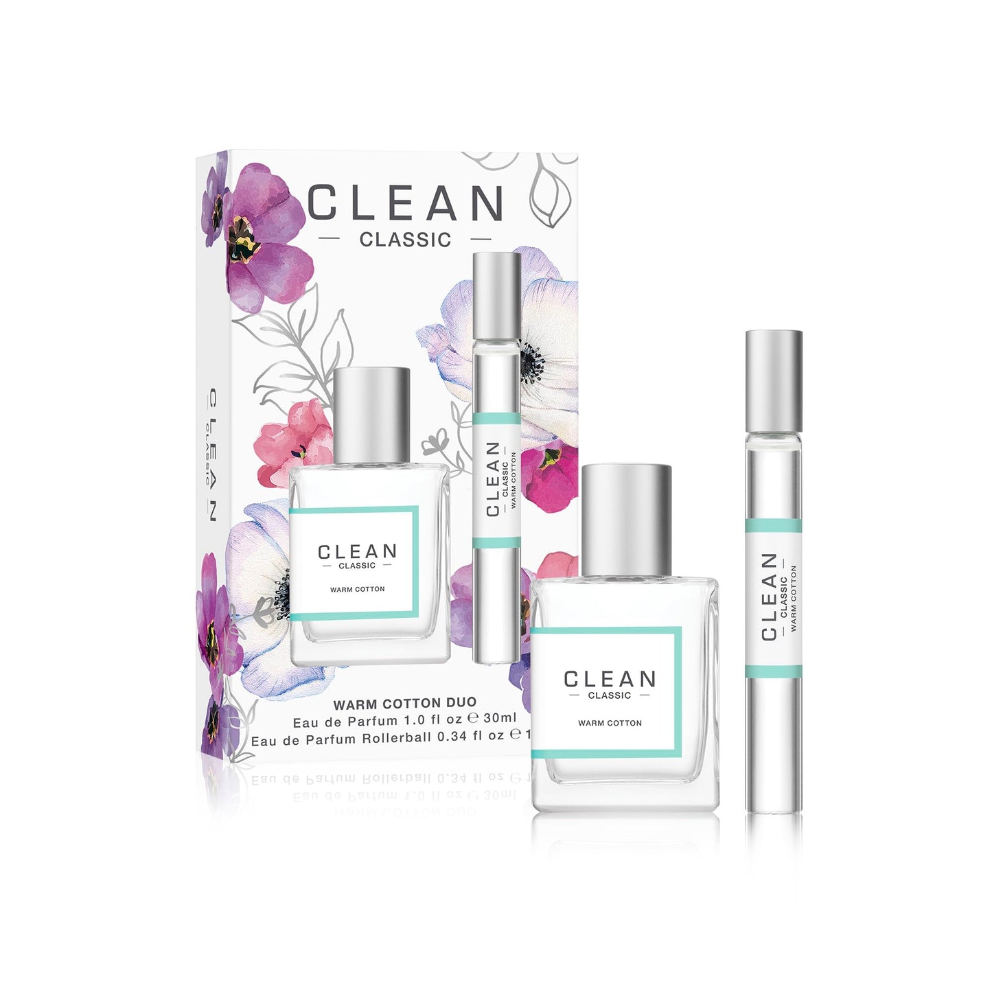 CLEAN CLASSIC Warm Cotton Duo 2024 Holiday Gift Set