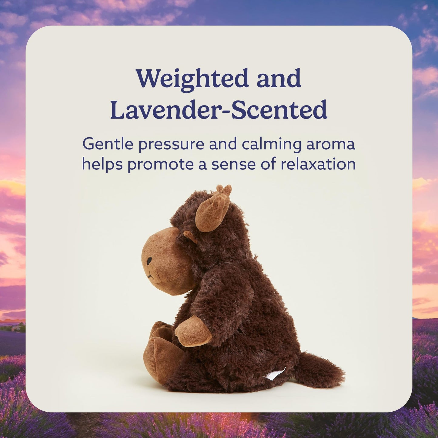 Intelex Warmies Microwavable French Lavender Scented Plush, Moose Warmies