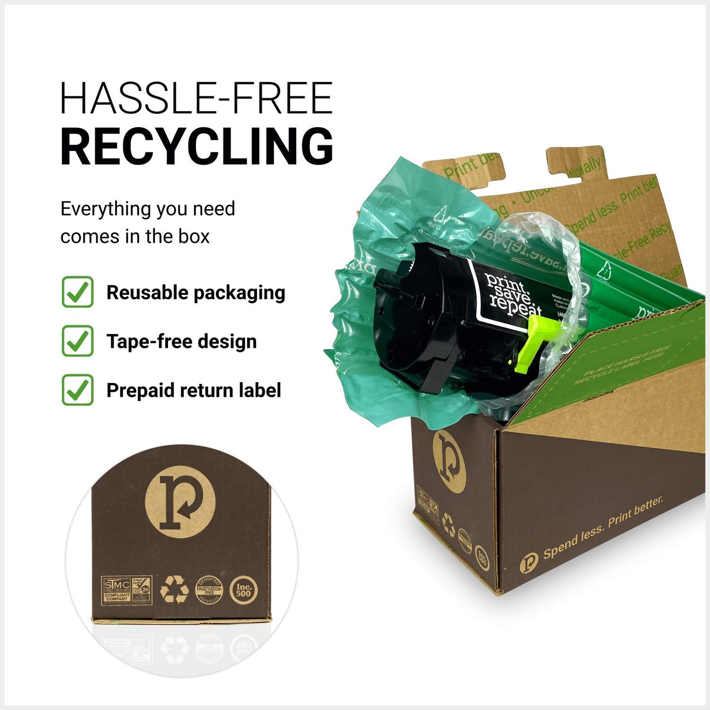 Print.Save.Repeat. Lexmark 51B1H00 High Yield Remanufactured Toner Cartridge for MS417, MS517, MS617, MX417, MX517, MX617 Laser Printer [8,500 Pages]