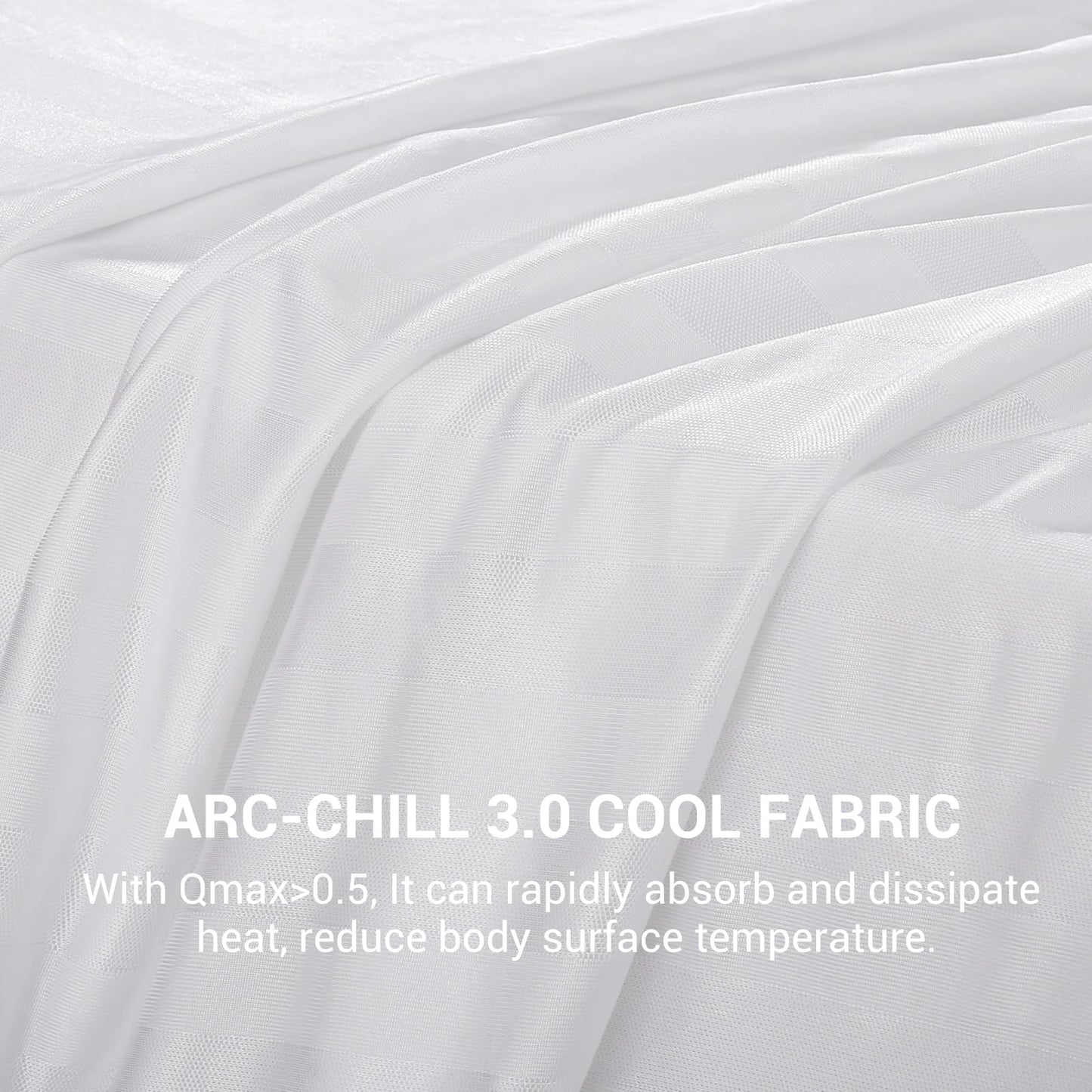 Elegear Revolutionary Cooling Blanket King, Absorbs Heat to Keep Body Cool for Night Sweats, Double Sided Arc-Chill3.0 Cool Fiber Q-Max>0.5, Lightweight Summer Cold Blankets Sleeping 90" x 108"